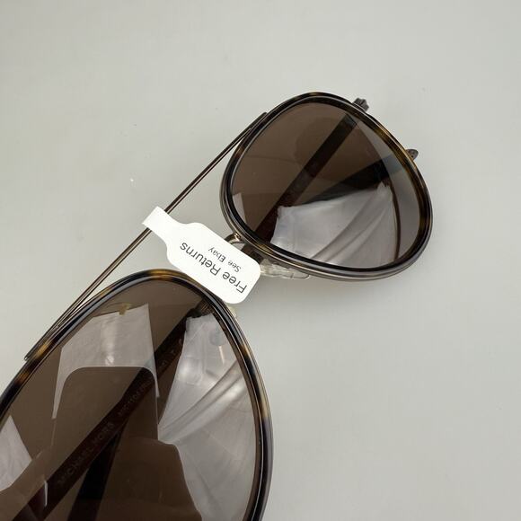 Michael Kors Sunglasses mod. Richmond MK1104 100173 Brown Aviator Pilot Tortoise - Picture 13 of 13